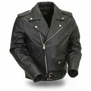 F. T. M Leather riding jacket